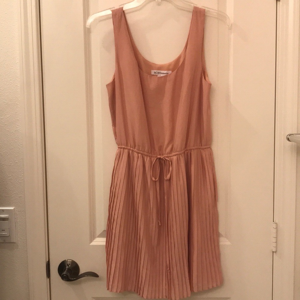 BCBGeneration Pleated Sleeveless Dress